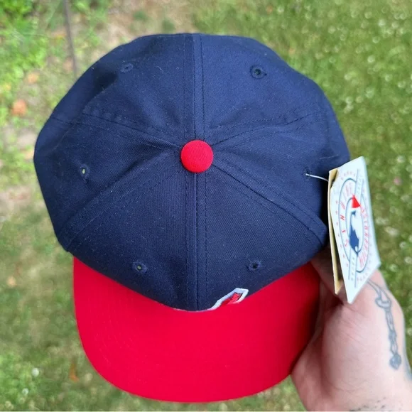 Early 90’s Cleveland Indians Chief Wahoo Snapback - Picture 5 of 8